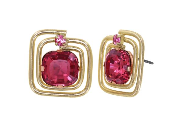Coralline/Pink - To The Max - Konplott earrings